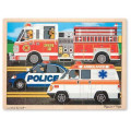 Melissa&Doug Пазл Melissa&Doug Спецмашини, 24 елемента (MD9062)