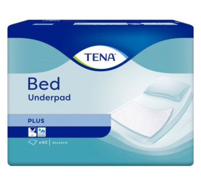 Tena Пелюшки для малюків Tena Bed Plus 40x60 см 40 шт (7322540728859)