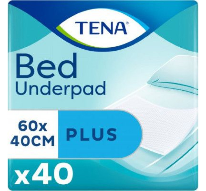 Tena Пелюшки для малюків Tena Bed Plus 40x60 см 40 шт (7322540728859)
