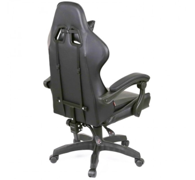 Крісло ігрове Аклас Бешкет ANF підліткове Чорний (PU-чорний) (00160337)