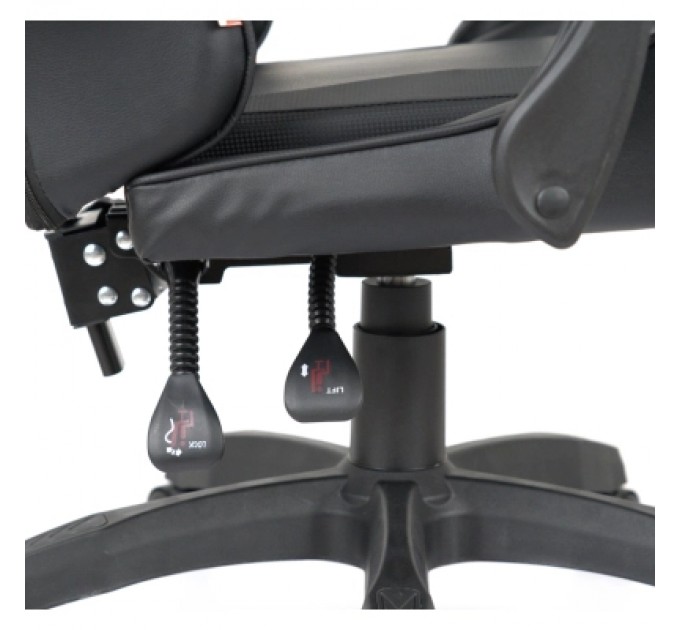 Крісло ігрове Аклас Бешкет ANF підліткове Чорний (PU-чорний) (00160337)