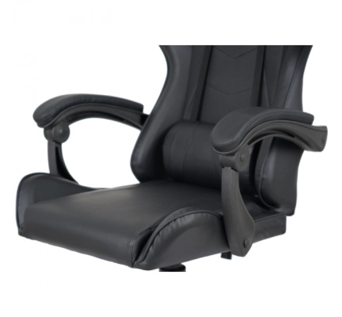 Крісло ігрове Аклас Бешкет ANF підліткове Чорний (PU-чорний) (00160337)