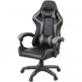 Крісло ігрове Аклас Бешкет ANF підліткове Чорний (PU-чорний/сірий) (00160338)