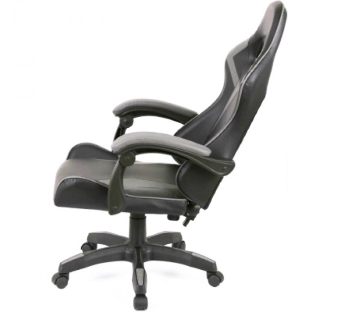 Крісло ігрове Аклас Бешкет ANF підліткове Чорний (PU-чорний/сірий) (00160338)