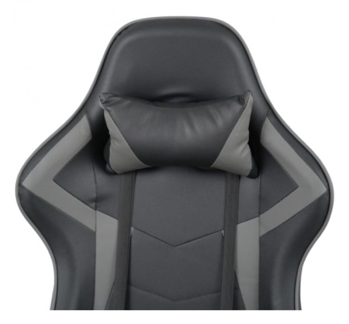 Крісло ігрове Аклас Бешкет ANF підліткове Чорний (PU-чорний/сірий) (00160338)