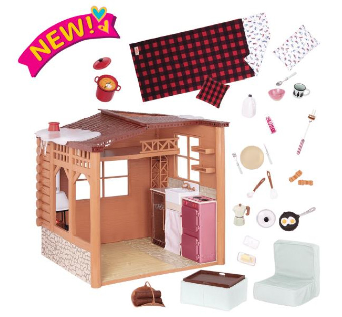 Our Generation Ігровий набір Our Generation Будинок з аксесуарами Cozy Cabin (BD37961)