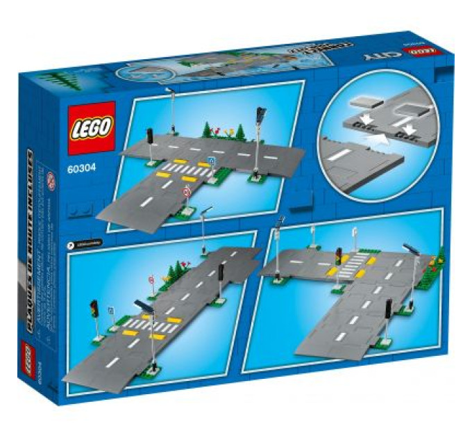 LEGO Конструктор LEGO City Town Дорожні плити 112 деталей (60304)