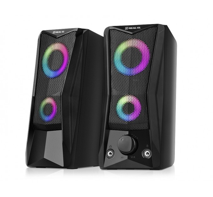 REAL-EL Акустична система REAL-EL S-107 Black
