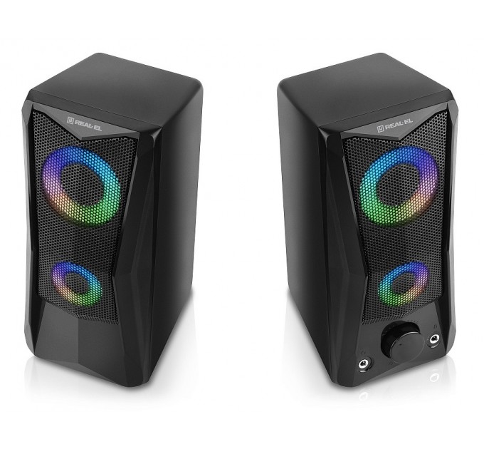 REAL-EL Акустична система REAL-EL S-107 Black