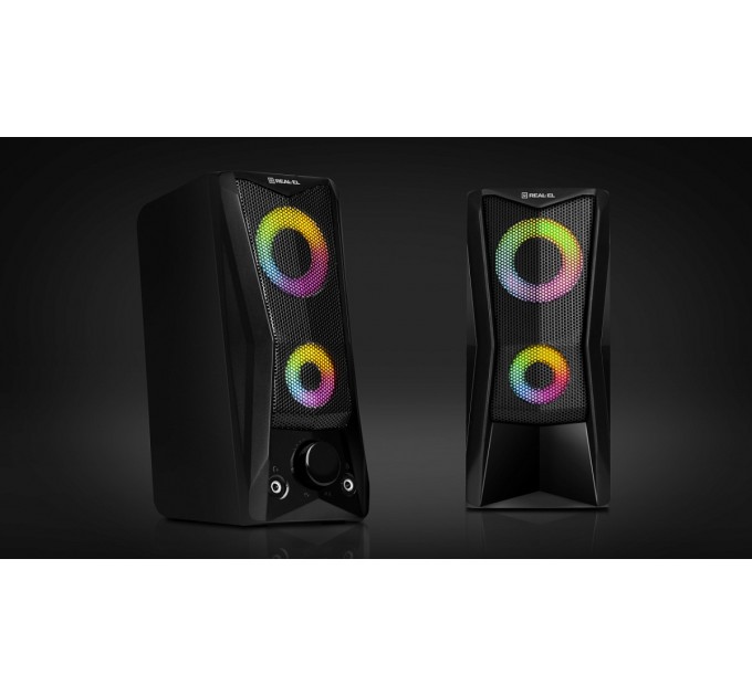 REAL-EL Акустична система REAL-EL S-107 Black