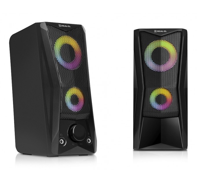 REAL-EL Акустична система REAL-EL S-107 Black