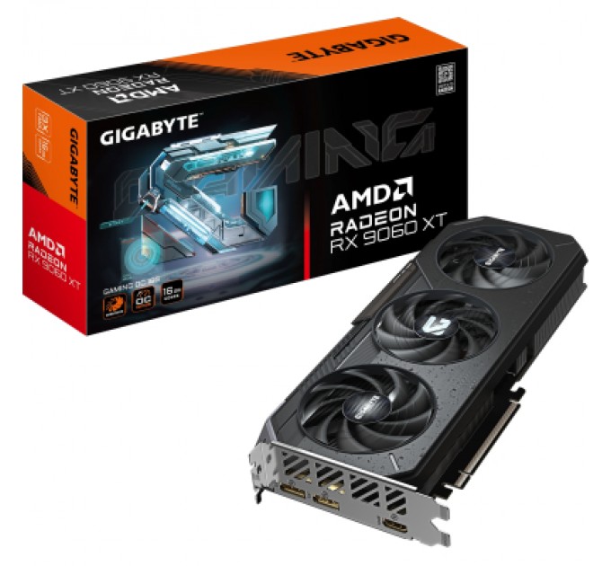 Відеокарта GIGABYTE Radeon RX 9060 XT 16Gb GAMING OC (GV-R9060XTGAMING OC-16GD)