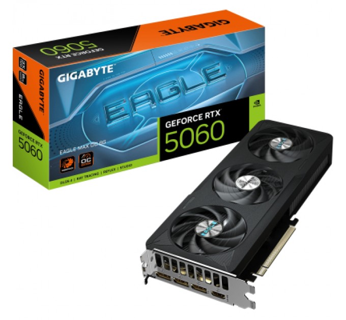 Відеокарта GIGABYTE GeForce RTX5060 8Gb EAGLE MAX OC (GV-N5060EAGLEMAX OC-8GD)