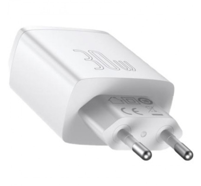 Baseus Зарядний пристрій Baseus Compact Quick Charger 2U+C (CCXJ-E02)