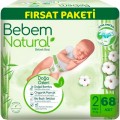 Bebem Підгузки Bebem Natural 2 mini 3-6 кг 68 шт (8690536831944)
