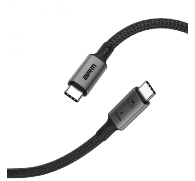 Armorstandart Дата кабель USB-C to USB-C 1.0m USB4 40Gbps 240W 8K60Hz black Armorstandart (ARM81921)