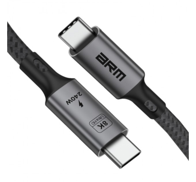 Armorstandart Дата кабель USB-C to USB-C 1.0m USB4 40Gbps 240W 8K60Hz black Armorstandart (ARM81921)