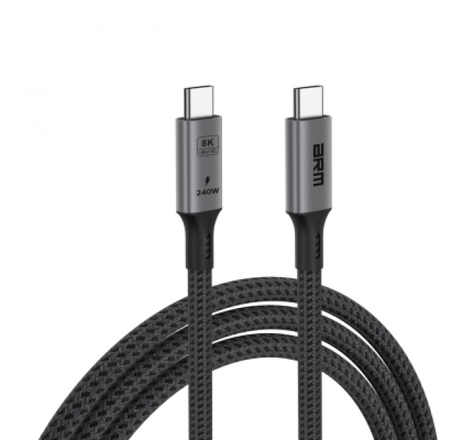 Armorstandart Дата кабель USB-C to USB-C 1.0m USB4 40Gbps 240W 8K60Hz black Armorstandart (ARM81921)