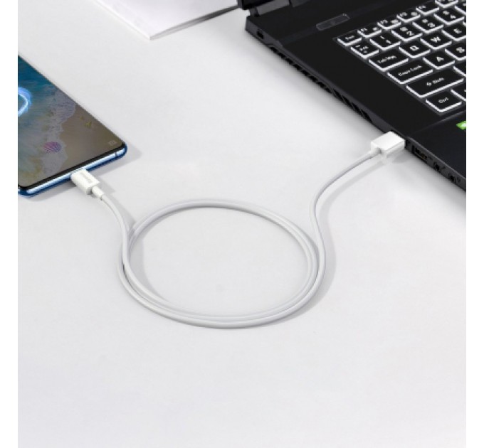 Baseus Дата кабель USB 2.0 AM to Micro 5P 2.0m Superior Fast Charging 2A white Baseus (CAMYS-A02)