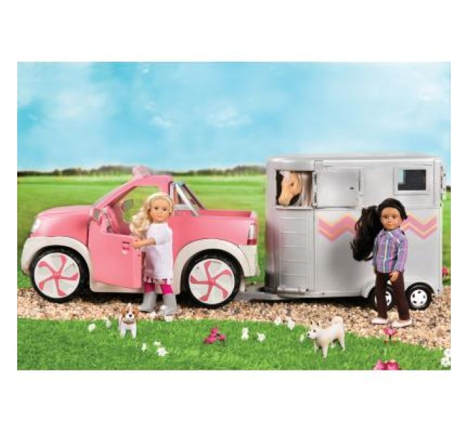 Lori Аксесуар до ляльки Lori Джип розовый с FM радио (LO37033Z)