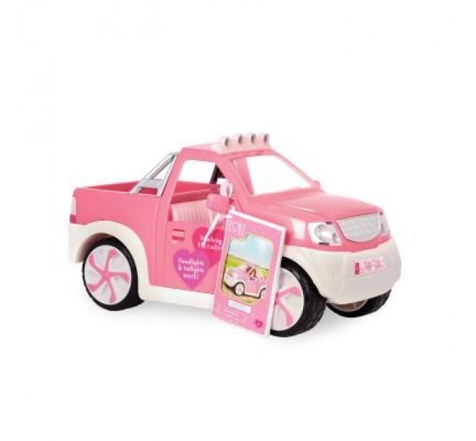 Lori Аксесуар до ляльки Lori Джип розовый с FM радио (LO37033Z)