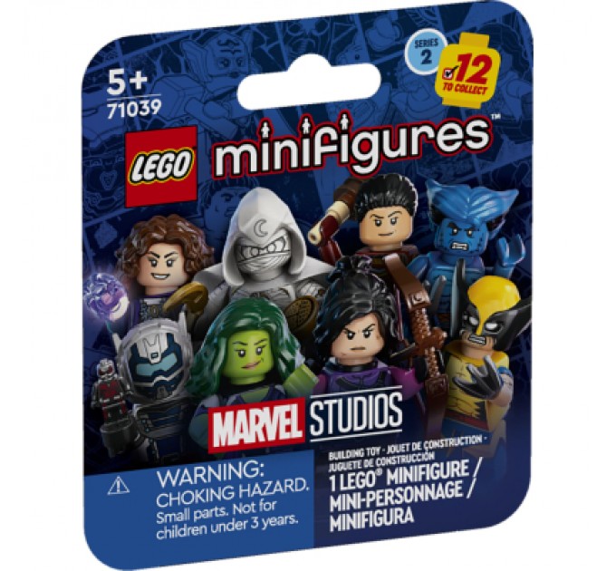 LEGO Конструктор LEGO Minifigures Marvel Series 2 10 деталей (71039)