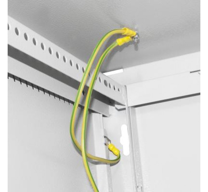 Шафа настінна Ipcom 6U, 600*450, СН-6U-06-04-ДС-1-7035 (Тцб-0008769)