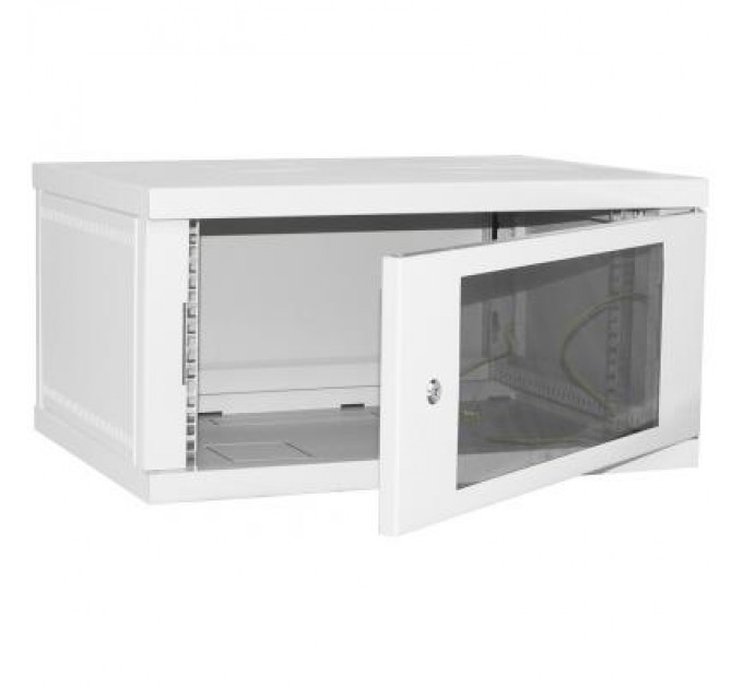 Шафа настінна Ipcom 6U, 600*450, СН-6U-06-04-ДС-1-7035 (Тцб-0008769)