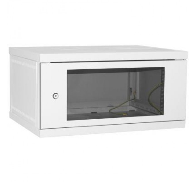 Шафа настінна Ipcom 6U, 600*450, СН-6U-06-04-ДС-1-7035 (Тцб-0008769)