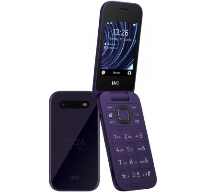 HMD Мобільний телефон HMD 2660 4G Flip DS Violet