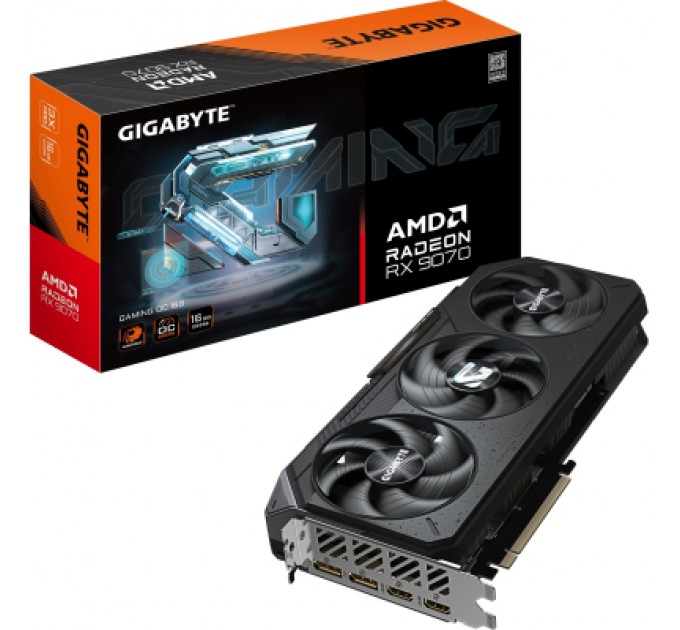 Відеокарта GIGABYTE Radeon RX 9070 16Gb GAMING OC (GV-R9070GAMING OC-16GD)