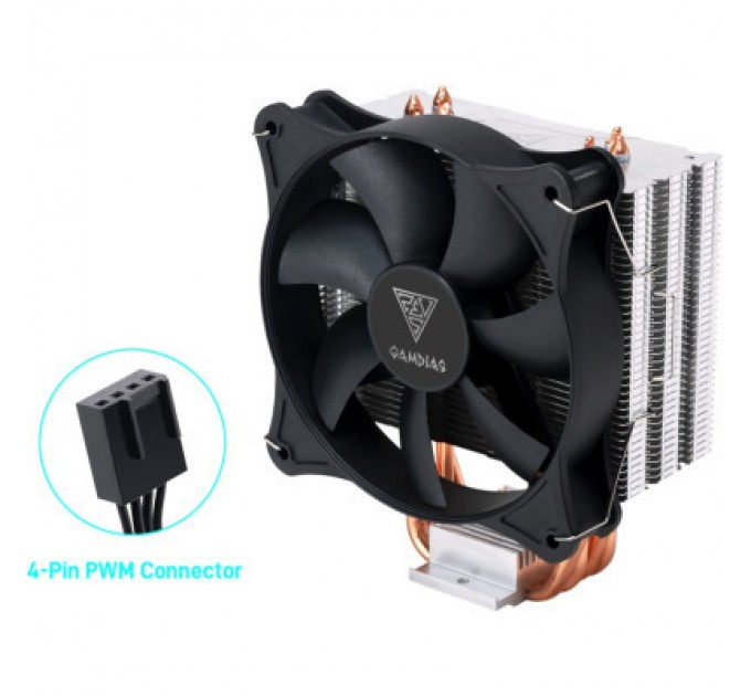 Gamdias Кулер до процесора Gamdias BOREAS E1-410 (4712960137424)