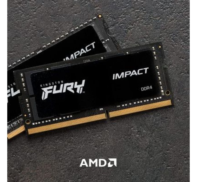 Kingston Fury (ex.HyperX) Модуль пам'яті для ноутбука SoDIMM DDR4 16GB 3200 MHz Impact Kingston Fury (ex.HyperX) (KF432S20IB/16)
