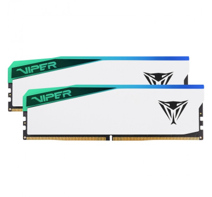 Patriot Модуль пам'яті для комп'ютера DDR5 32GB (2x16GB) 6600 MHz Viper Elite 5 RGB Patriot (PVER532G66C36KW)