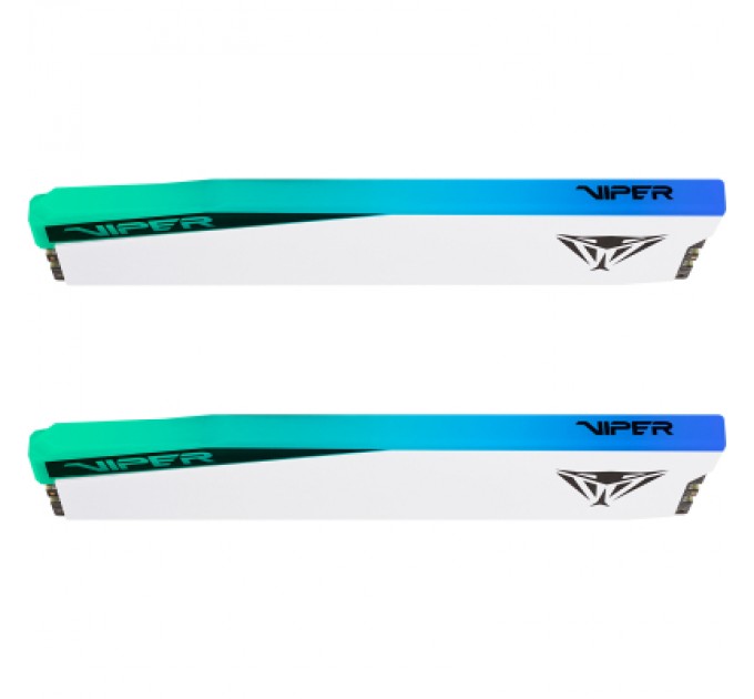 Patriot Модуль пам'яті для комп'ютера DDR5 32GB (2x16GB) 6600 MHz Viper Elite 5 RGB Patriot (PVER532G66C36KW)