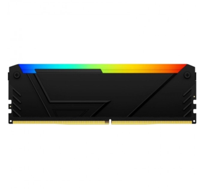 Kingston Fury (ex.HyperX) Модуль пам'яті для комп'ютера DDR4 32GB (2x16GB) 3200 MHz Beast RGB Black Kingston Fury (ex.HyperX) (KF432C16BB12AK2/32WP)