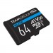 Team Карта пам'яті Team 64GB microSDXC class 10 UHS-I U3 V30 A1 Elite (TEAUSDX64GIV30A103)