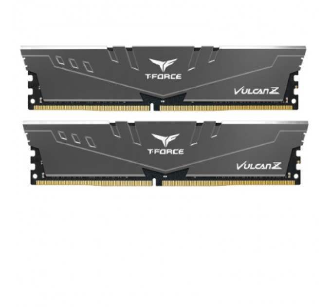 Team Модуль пам'яті для комп'ютера DDR4 16GB (2x8GB) 3200 MHz T-Force Vulcan Z Gray Team (TLZGD416G3200HC16FDC01)