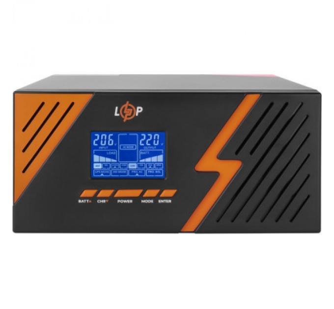 LogicPower Пристрій безперебійного живлення LogicPower LPM - PSW-1500VA, 1050W, Black (22754)