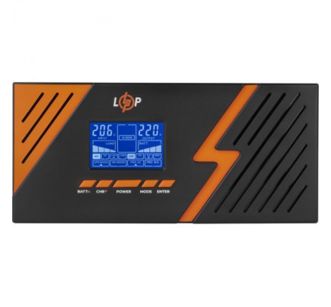 LogicPower Пристрій безперебійного живлення LogicPower LPM - PSW-1500VA, 1050W, Black (22754)
