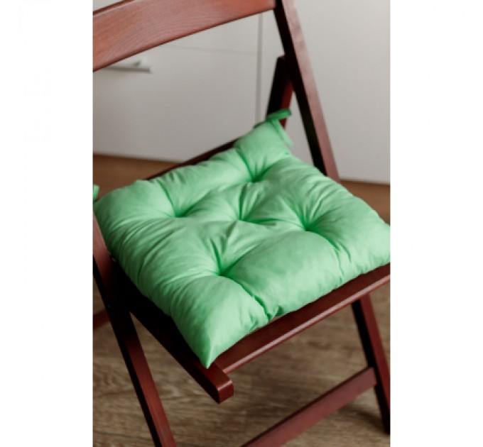 Прованс Подушка на стілець Прованс Фібра зелена 40х40 см (4823093446991)