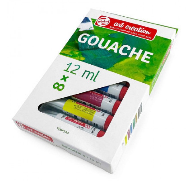 Гуашеві фарби Royal Talens ArtCreation, 8 кольорів по 20 мл (8712079312923)
