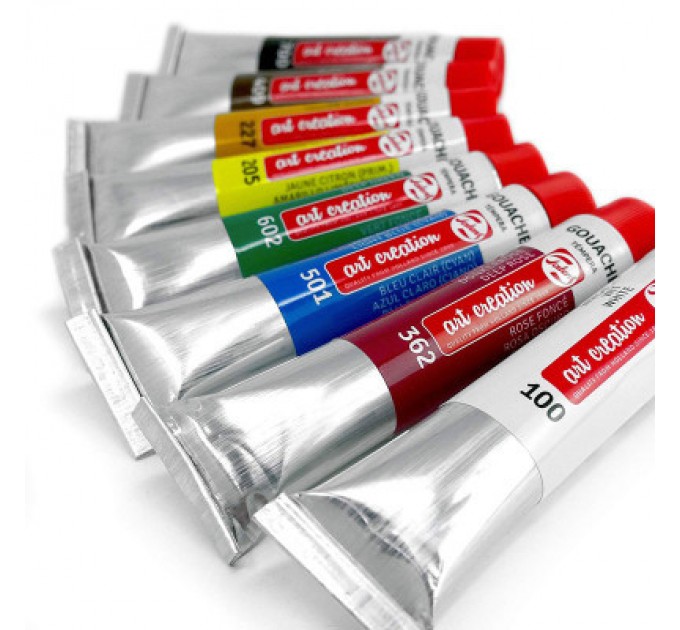 Гуашеві фарби Royal Talens ArtCreation, 8 кольорів по 20 мл (8712079312923)