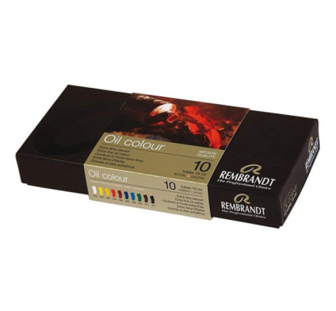 Олійні фарби Royal Talens Rembrandt 10 кольорів по 15 мл (8712079231316)