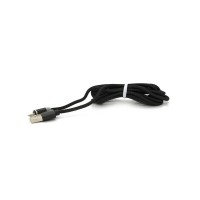 Дата кабель USB 2.0 to Lightning 2.0m 2A magnetic nylon black Pipo (18166)