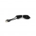 Дата кабель USB 2.0 to Lightning 2.0m 2A magnetic nylon black Pipo (18166)