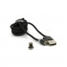 Дата кабель USB 2.0 to Lightning 2.0m 2A magnetic nylon black Pipo (18166)