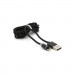 Дата кабель USB 2.0 to Lightning 2.0m 2A magnetic nylon black Pipo (18166)