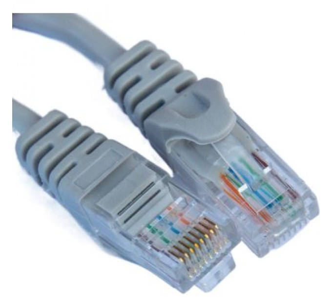 GEAR Патч-корд 7м UTP cat.5e, CCA, grey GEAR (GPC-UTPCCARJ45-7G)