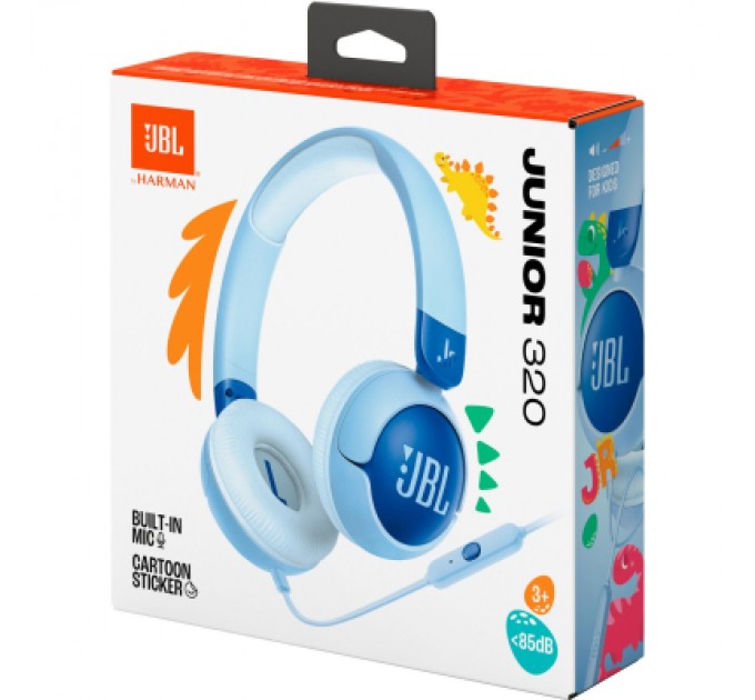 Навушники JBL JR 320 Blue (JBLJR320BLU)